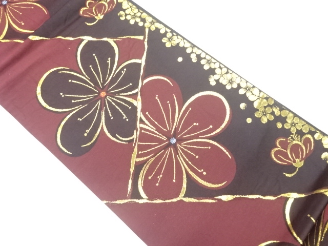 JAPANESE FUKURO OBI / WOVEN FLOWER